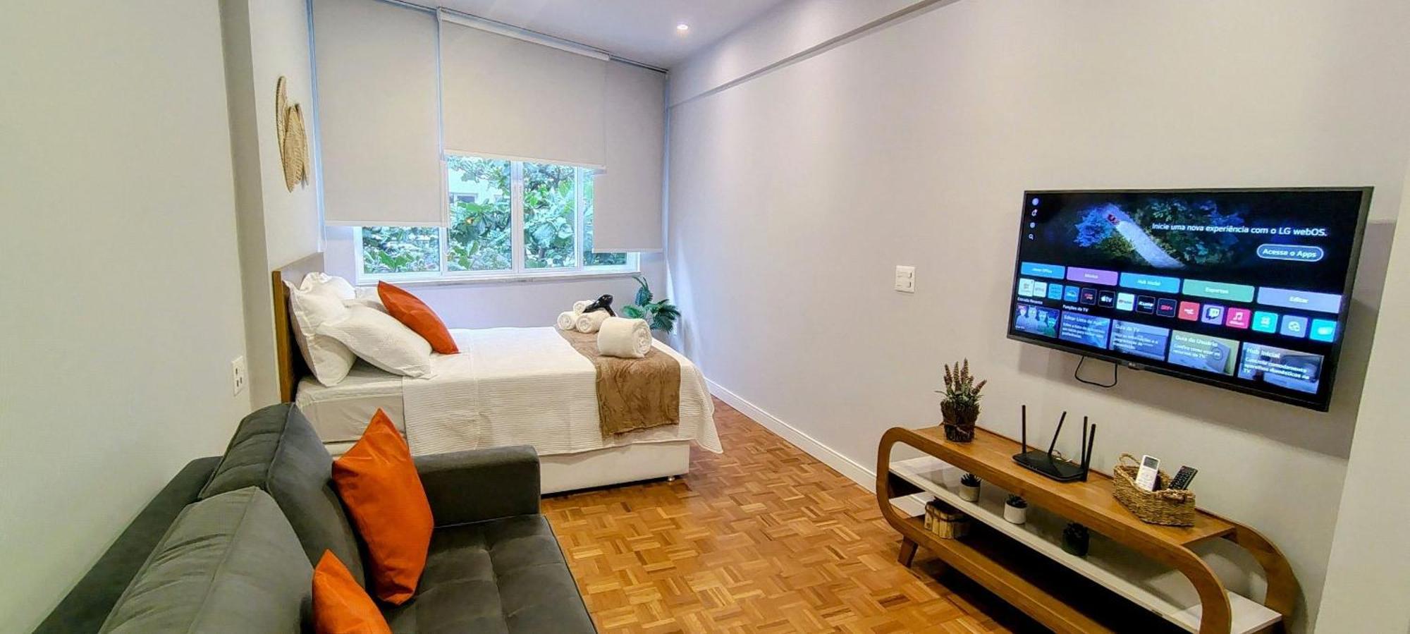Apartamento Studio Exclusivo Copa: A 1 Min Da Praia, Sol E Mar *